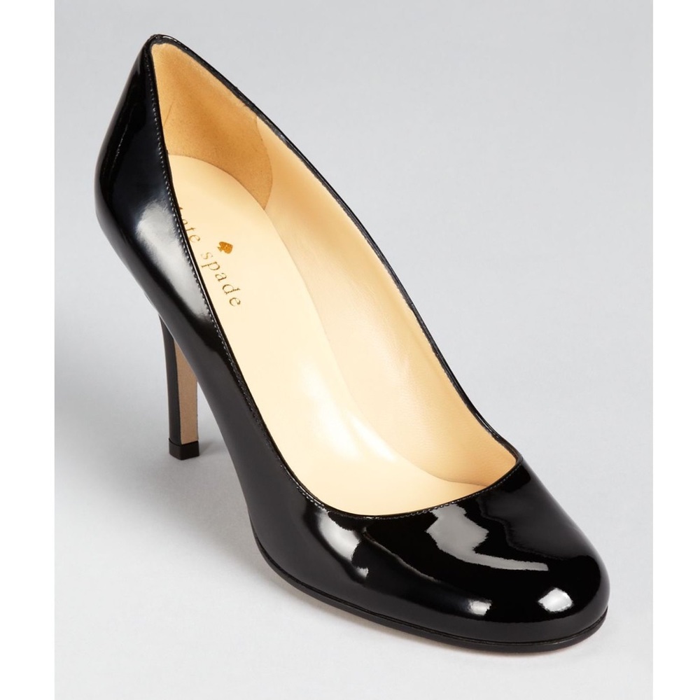 kate spade Black Patent Leather Pump